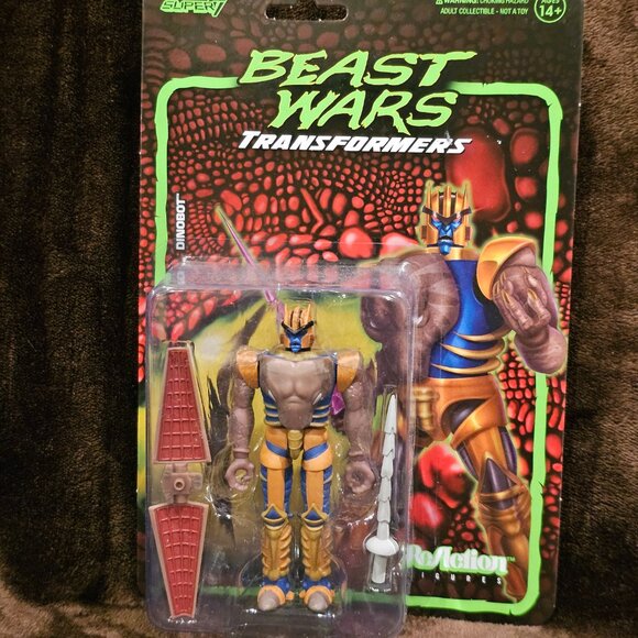 Transformers ReAction Wave 7 Beast Wars  Dinobot Action Figure - Picture 5 of 6